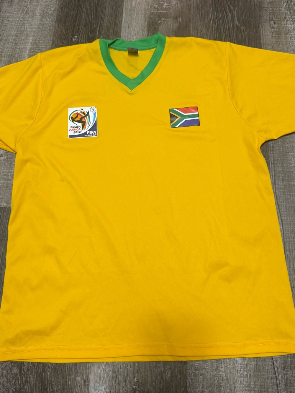 Yellow South Africa FIFA World Cup Soccer Shirt